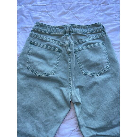 PacSun Pastel Green Mom Jeans – Women’s Size 27 (US Size 4) - Picture 2 of 3
